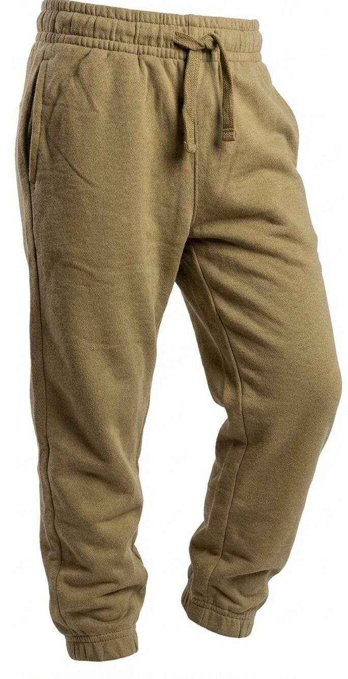 Boys Athletic Jogger Pants Size Small 6/7 Tan Drawstring Waist – NWT